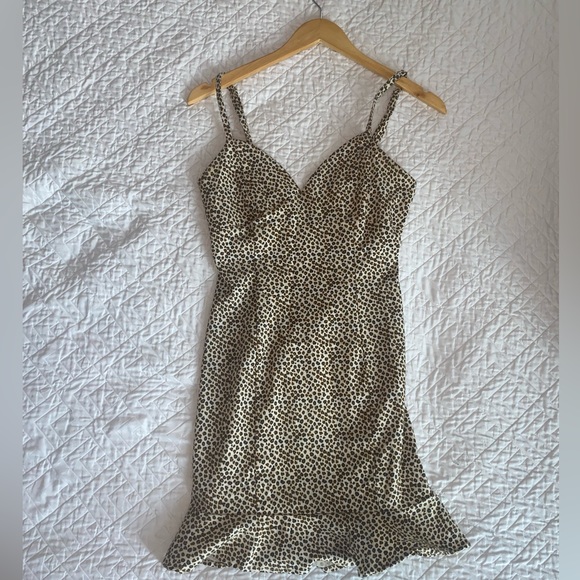 Cheetah Prink Mini Dress - Picture 1 of 4